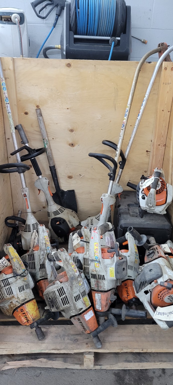 Lot d’outils Stihl usagés — archive de l’encan terminé